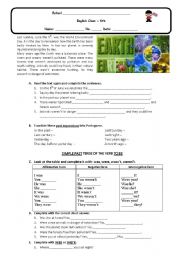 English Worksheet: Simple Past - Verb 