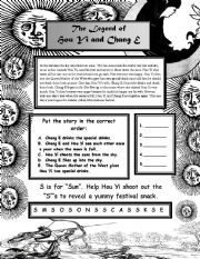 The Legend of Hou Yi and Chang E Worksheet#2