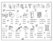 English Worksheet: furniture