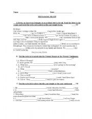 English Worksheet: grammar test