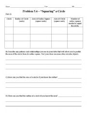 English worksheet: Squaring a Circle