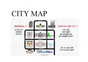 English Worksheet: CITY MAP