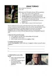 English Worksheet: Gran Torino