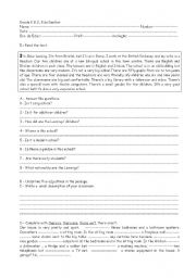 English Worksheet: There to be