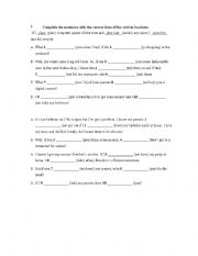 English Worksheet: Conditional