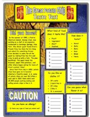 English Worksheet: The Great Potato Chip Taste Test