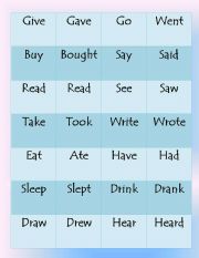 irregular verbs games