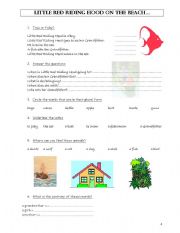 English Worksheet: Little Red Riding Hood 