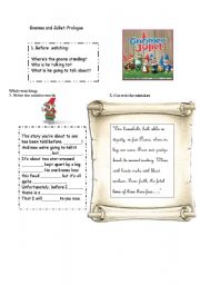 English Worksheet: GNOMEO AND JULIET