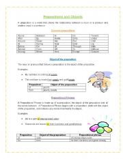 English worksheet: Prepositions and Prepositional Phrases