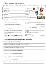 English Worksheet: Passive Voice