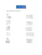 English worksheet: Numbers!
