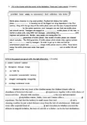 English Worksheet: Consolidation tasks 2nd + 3rd Form secondary