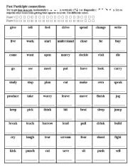 Past participle Connections