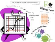 English Worksheet: ESL Math Graphing Vocab