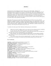 English Worksheet: reading