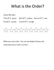 English Worksheet: Colours