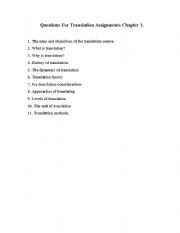 English Worksheet: speaking