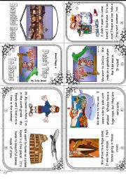 English Worksheet: Phonics Mini Book #7 - Mixed Magic E: Petes Trip to Rome. Color & Grayscale.