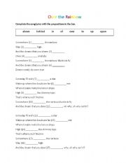 English worksheet: Prepositions - 