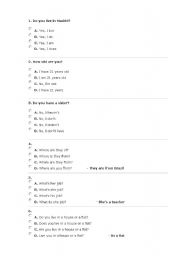 English Worksheet: Present Simple