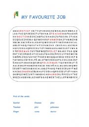 English Worksheet: FIND JOBS
