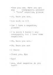 English Worksheet: shoppin