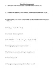 English worksheet: Eyes of Nye Questions