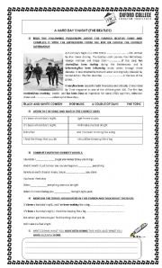 English Worksheet: A HARD DAY`S NIGHT-BEATLES