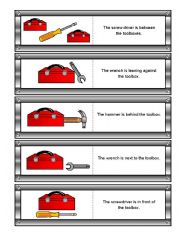 Fathers Day Preposition Dominoes Re-uploaded (with Memory Cards and Simple Matching Worksheets)