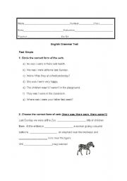 English Worksheet: Past Simple