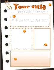 English worksheet: Template Oranges