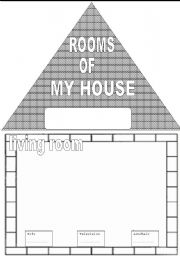 English Worksheet: furniture and rooms of the house