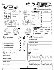 English Worksheet: Vocab Focus Serie_06 Family (Fully Editable + Key)