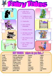 English Worksheet: Fairy tales