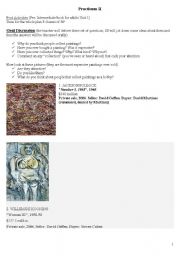 English Worksheet: Mini Project Art