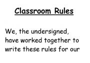 English Worksheet: Classroom rules