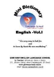 English Worksheet: Mini Dictionary