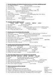 English Worksheet: grammar