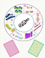 English Worksheet: Spin the bottle fun game