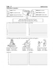 English Worksheet: Past Simple Tense