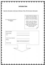 English Worksheet: Gullivers Travels to Lilliput