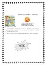 English worksheet: Fruit Tree Island role-play