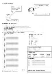 English Worksheet: 6th grade worksheet