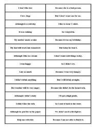 English Worksheet: Linking Words