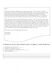 English Worksheet: present simple