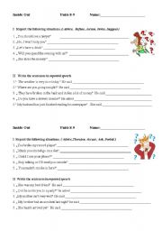 English worksheet: Inside Out Units 8/9