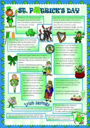 English Worksheet: ST PATRICKS DAY