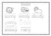 English Worksheet: Weather