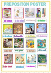 PREPOSITION  POSTER